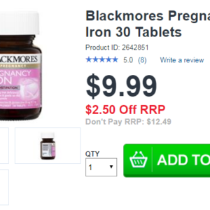 Blackmores Pregnancy Iron