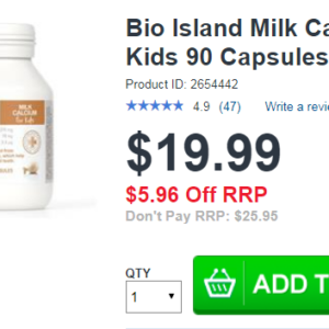 Canxi Milk calcium Bio Island 1