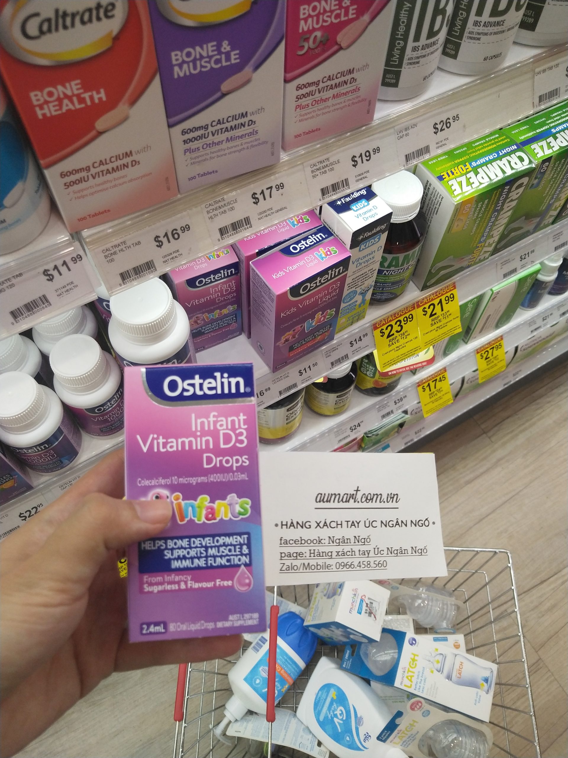 Ostelin Vitamin D3 Liquid Kids 2.4ml