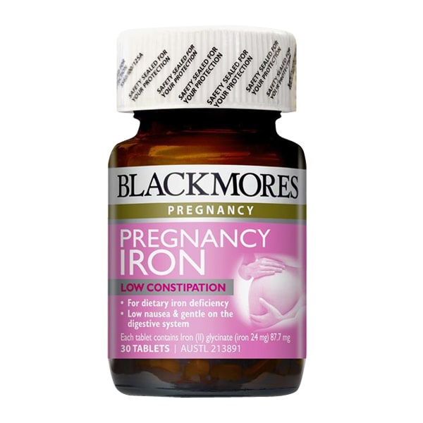 Viên sắt cho bà bầu Blackmores Pregnancy Iron Viên sắt cho bà bầu Blackmores Pregnancy Iron