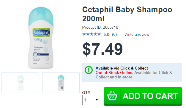 Cetaphil Baby Shampoo 200ml
