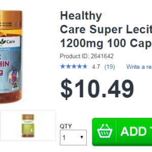 Lecithin Healthy Care 1200 mg