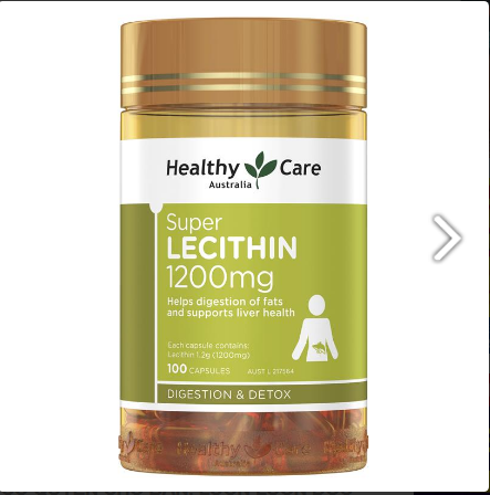 Mầm đậu nành Lecithin Healthy Care 1200 mg2 Mầm đậu nành Lecithin Healthy Care 1200 mg