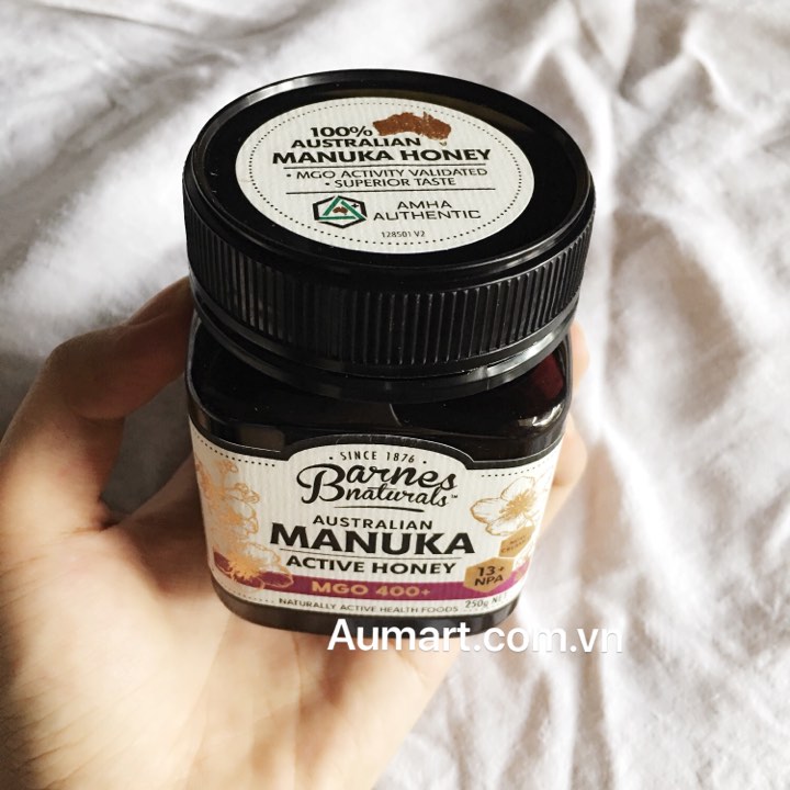 Mật ong Manuka Barnes Naturals Australian 250g MGO 400+