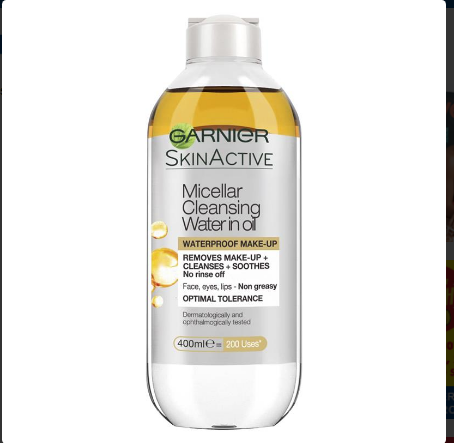 Nước tẩy trang Garnier Micellar Oil Infuse 400ml Nước tẩy trang Garnier Micellar Oil Infuse 400ml