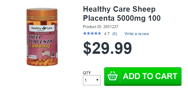 Sheep Placenta Healthy Care 5000mg Sheep Placenta Healthy Care 5000mg