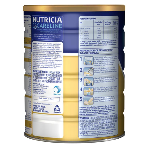 Sữa Aptamil Gold Plus số 1 cho bé từ 0-6 tháng