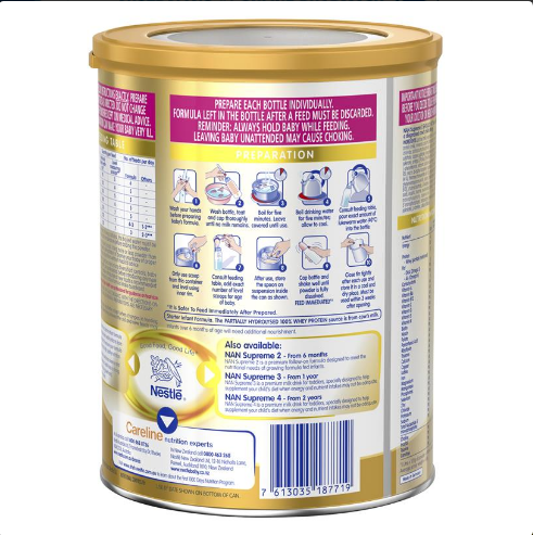 Sữa bột NAN Supreme Formula số 1 cho bé từ 0-6 tháng