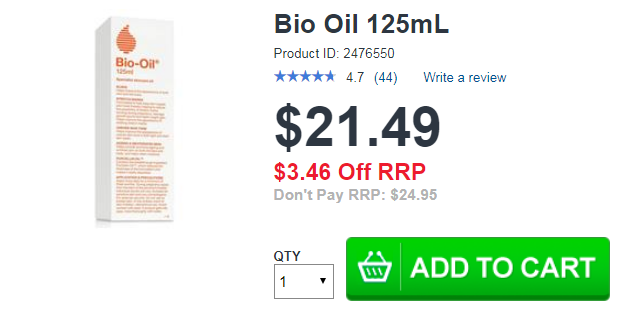 Tinh dầu Bio Oil giúp mờ sẹo và chống rạn da 125mL