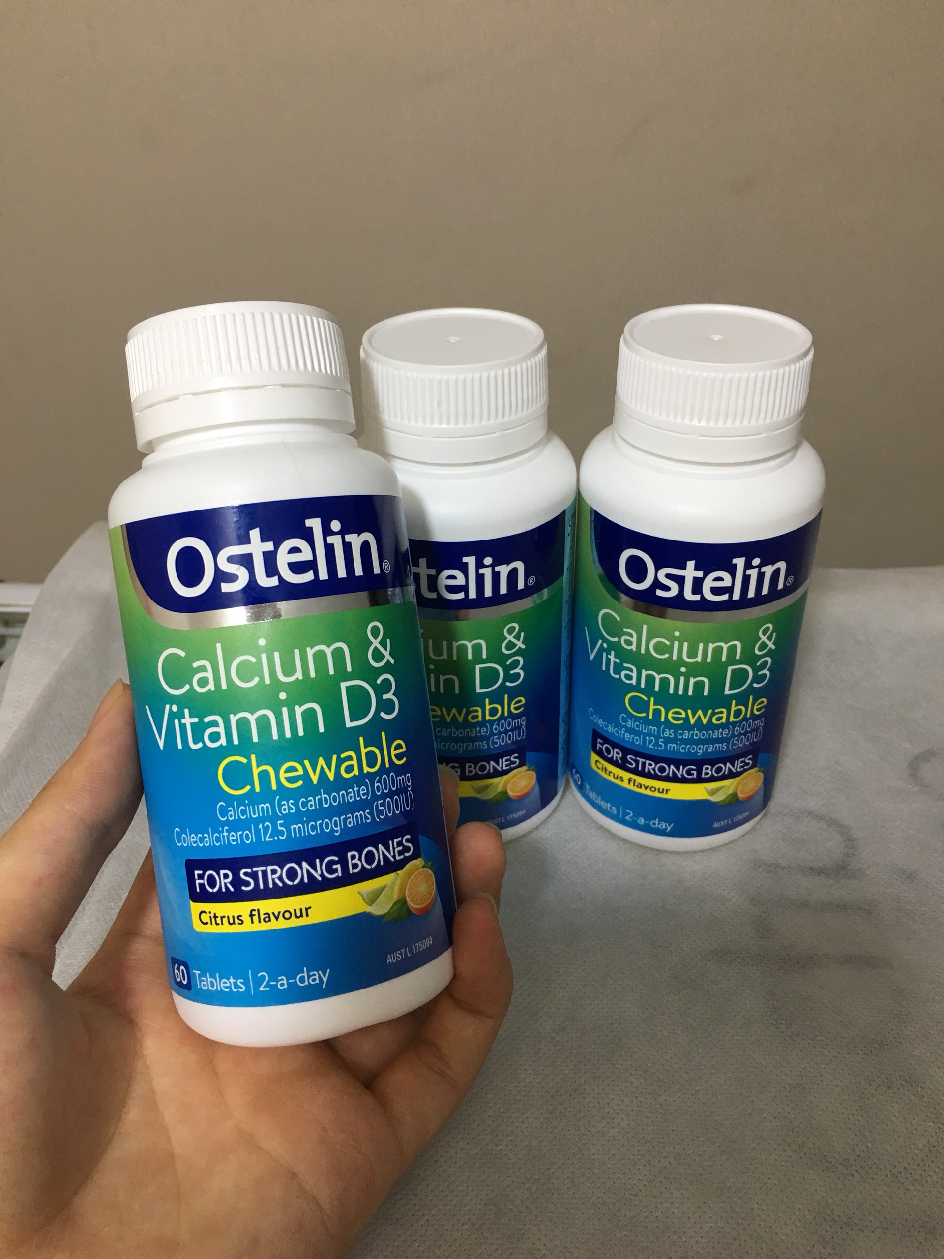 Ostelin Canxi Chewable cho bà bầu 60 viên