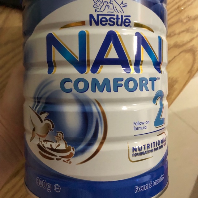 Sữa Nan Comfort Úc số 2 cho bé từ 6-12 tháng tuổi 800g
