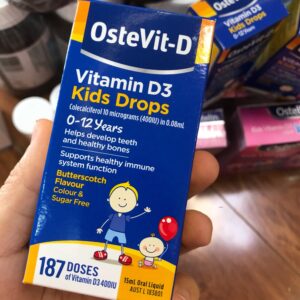 Vitamin D3 Dạng Giọt - Ostevit Của Úc Cho Bé Từ 0-12 Tuổi