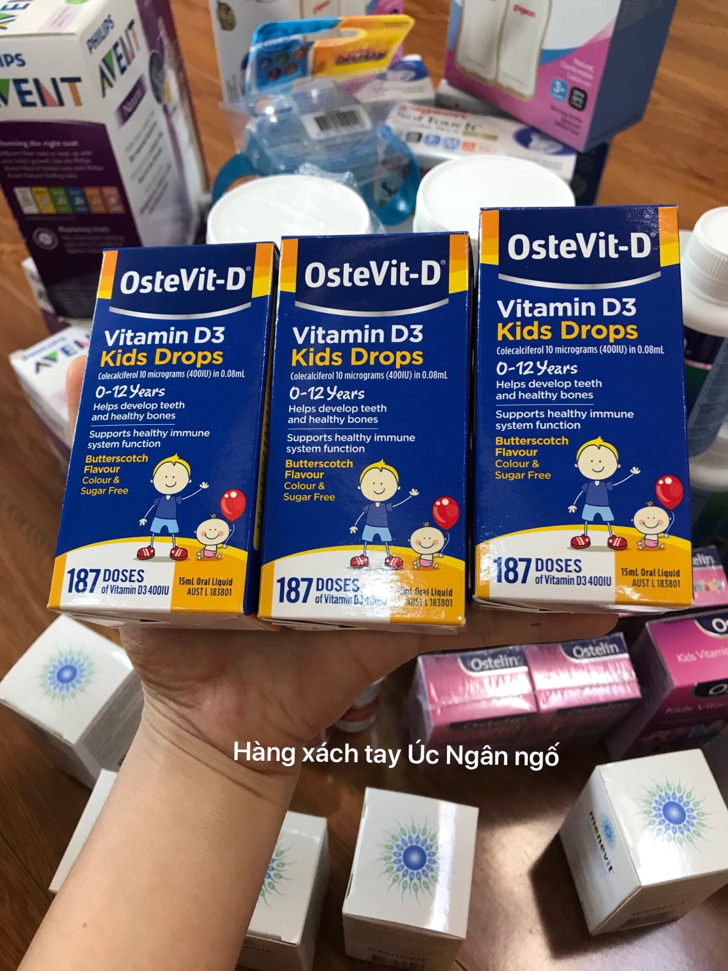 Vitamin D3 Dạng Giọt – Ostevit Của Úc Cho Bé Từ 0-12 Tuổi1