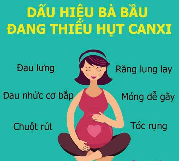 dấu hiệu của bà bầu thiếu can xi dấu hiệu của bà bầu thiếu can xi