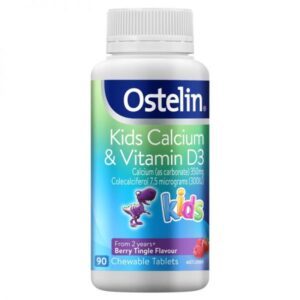 Canxi Ostelin kid 90 Viên bổ sung canxi cho bé ostelin kid khủng long