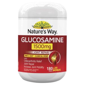 Glucosamin Nature's way 180 viên tặng thêm 20 viên hỗ trợ dịch xương khớp