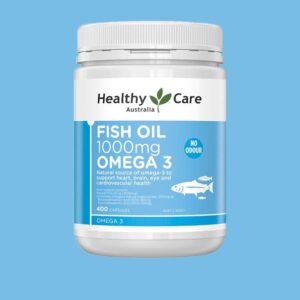 Dầu Cá Tự Nhiên Fish Oil Healthy Care Omega 3 1000mg 400 viên