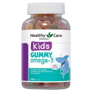 Kẹo Dẻo Dha Cho Bé Healthy Care Gummy Omega 3, Úc 250 viên