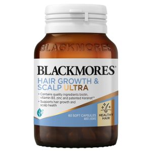 Viên uống kích thích mọc tóc Blackmores Hair Growth+Scalp Ultra 60 viên