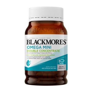 Viên uống bổ sung Omega Mini Blackmores Double Concentrate 400 viên