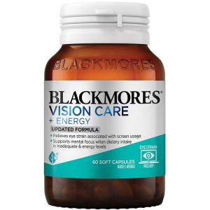 Viên uống bổ mắt Blackmores Vision Care + Energy 60 viên
